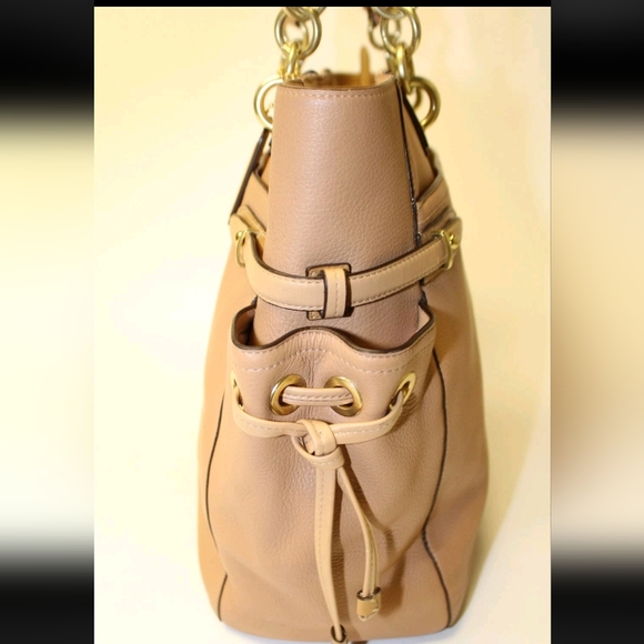 Coach New York Colette Leather Stripe North South Shoulder Tote Bag VINTAGE RARE - Picture 8 of 11